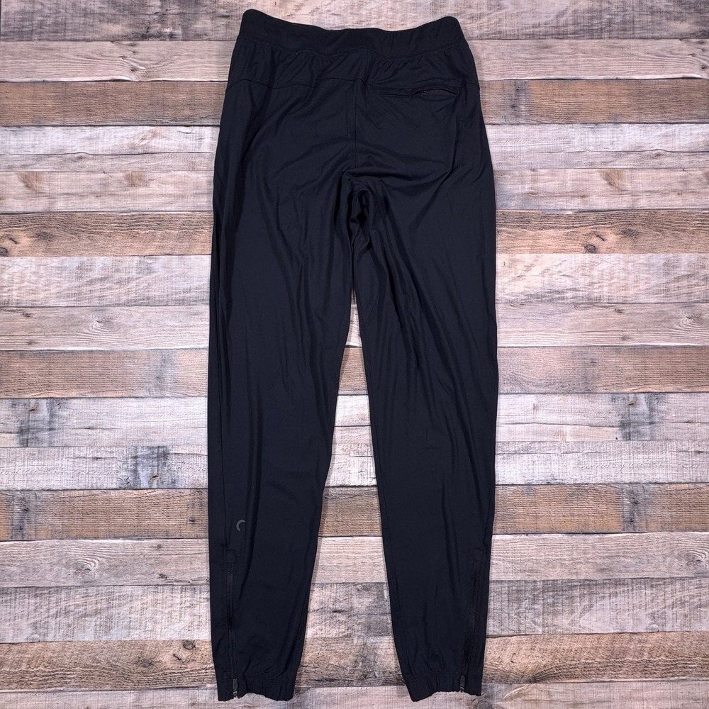 Zyia Mens Joggers Black Athletic Pants Zipper Pockets Ankle Zips Size‎ S - Picture 3 of 10